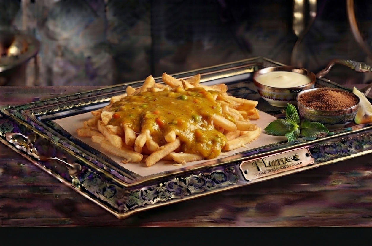 Chips & Curry Sauce