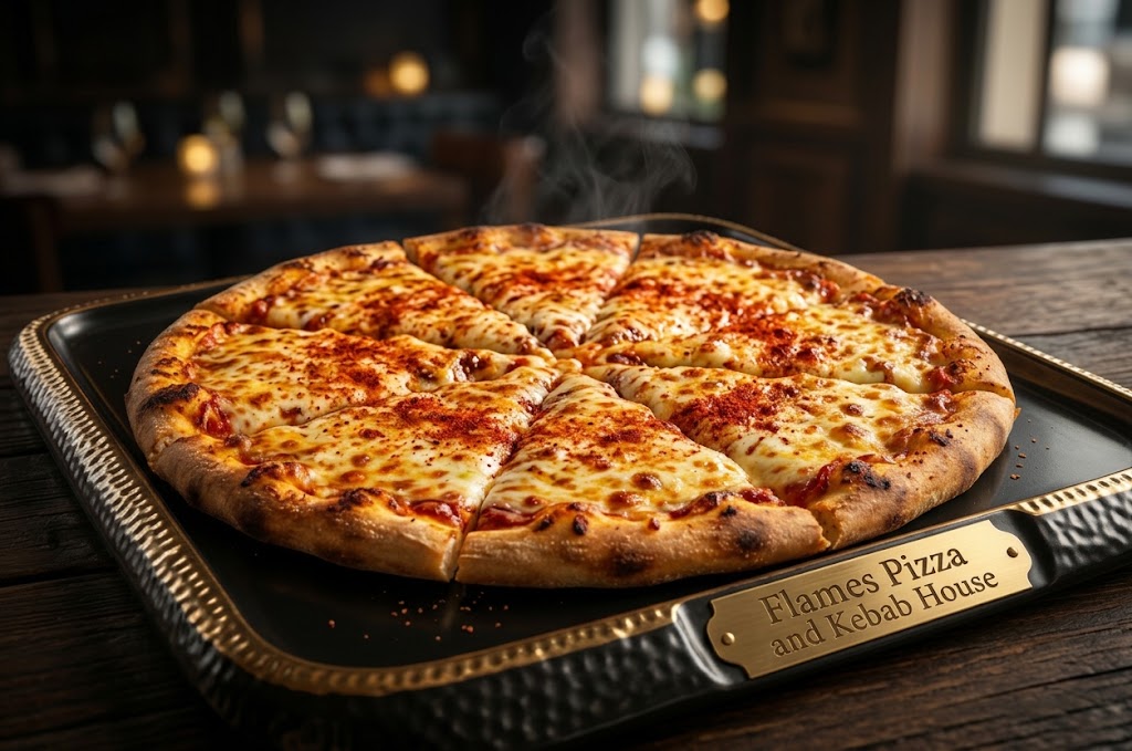 Chilli Cheese Garlic Bread Pizza